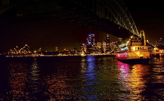 Sydney harbour charter cruise